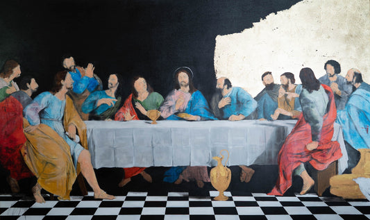 Day of the artwork "The last supper contemporary" Painting after Da Vinci