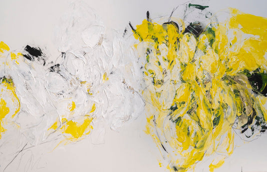 abstract Flowers. Floral painting art. contemporary painting for interior