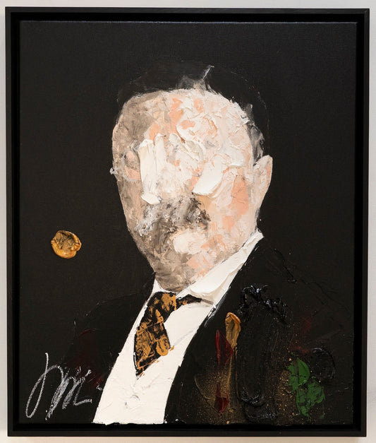 UNTITLED Portrait work (Theodore Roosevelt) contemporary painting art