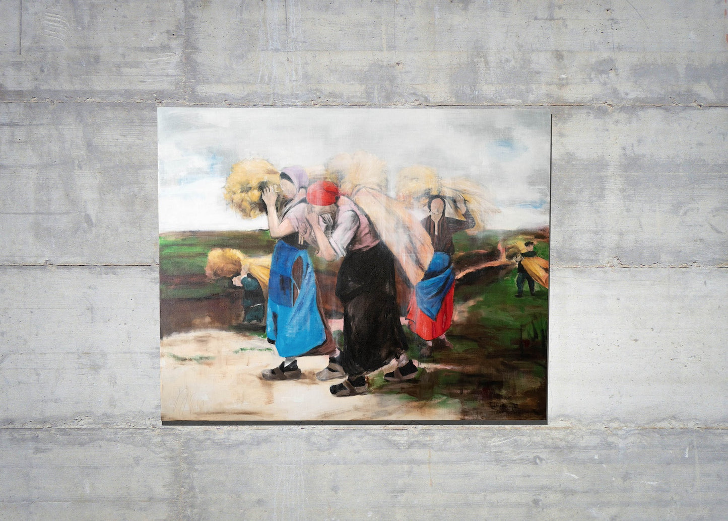 "The Gleaners" after Jean-François Millet painting