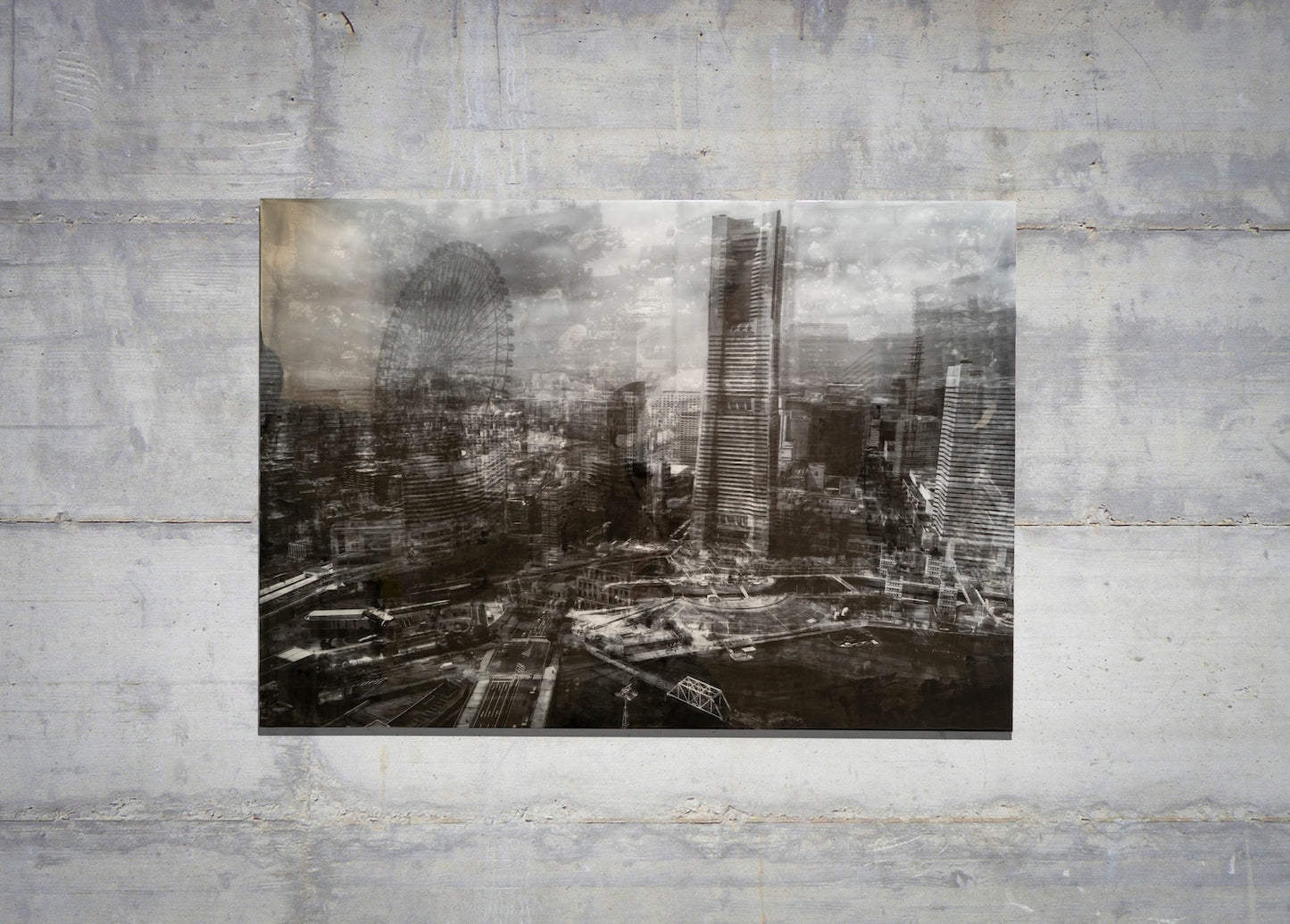 Title of artwork "Yokohama" contemporary painting