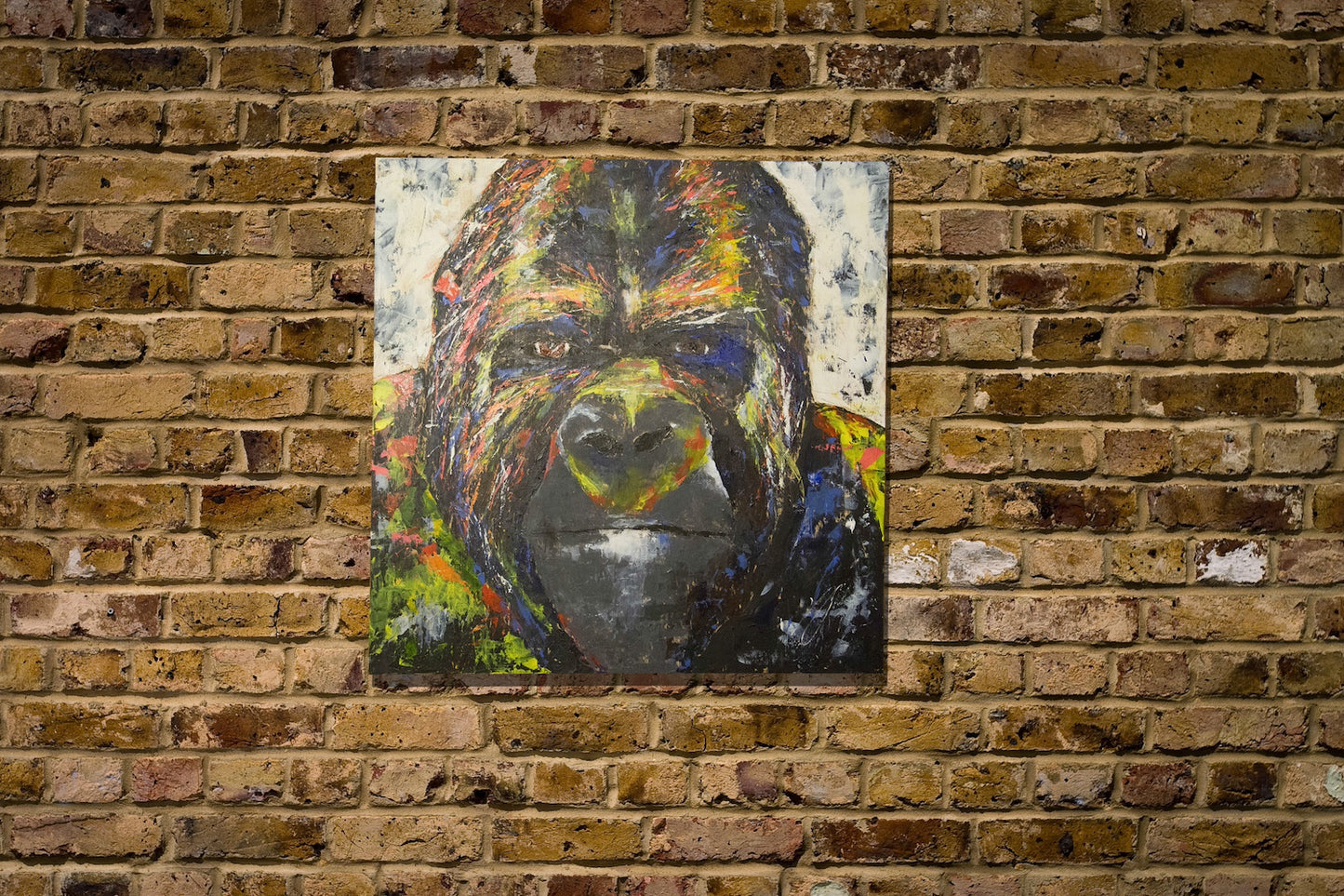 Gorilla painting