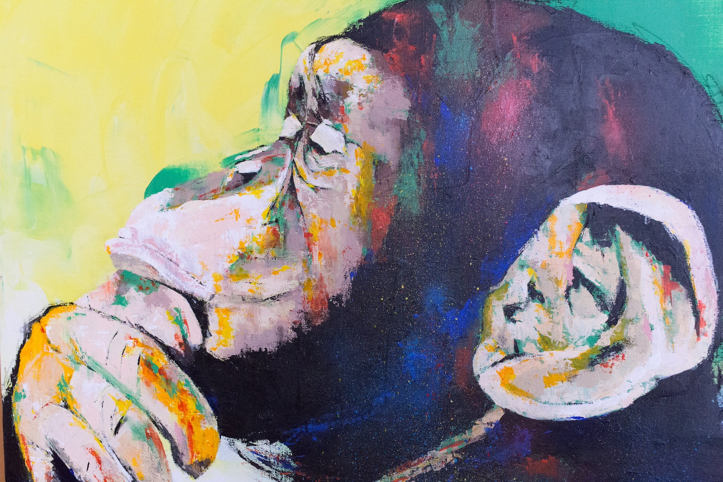Monkey painting