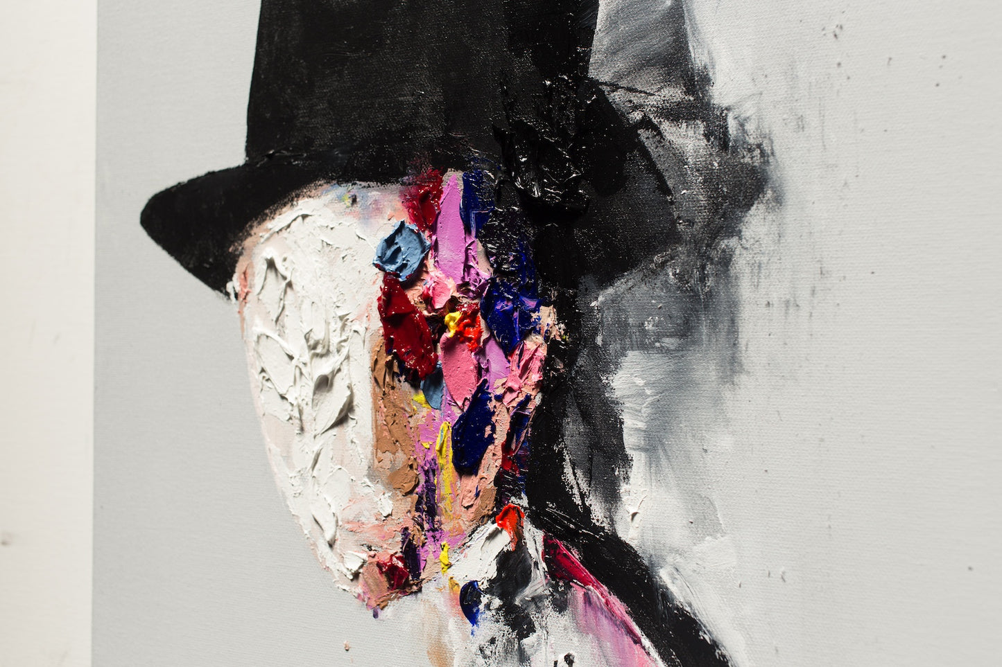 borderless contemporary painting