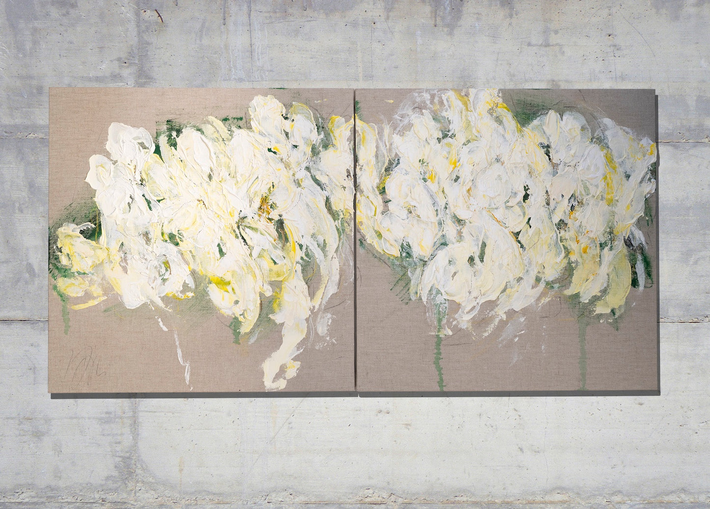 "Flowers" contemporary painting