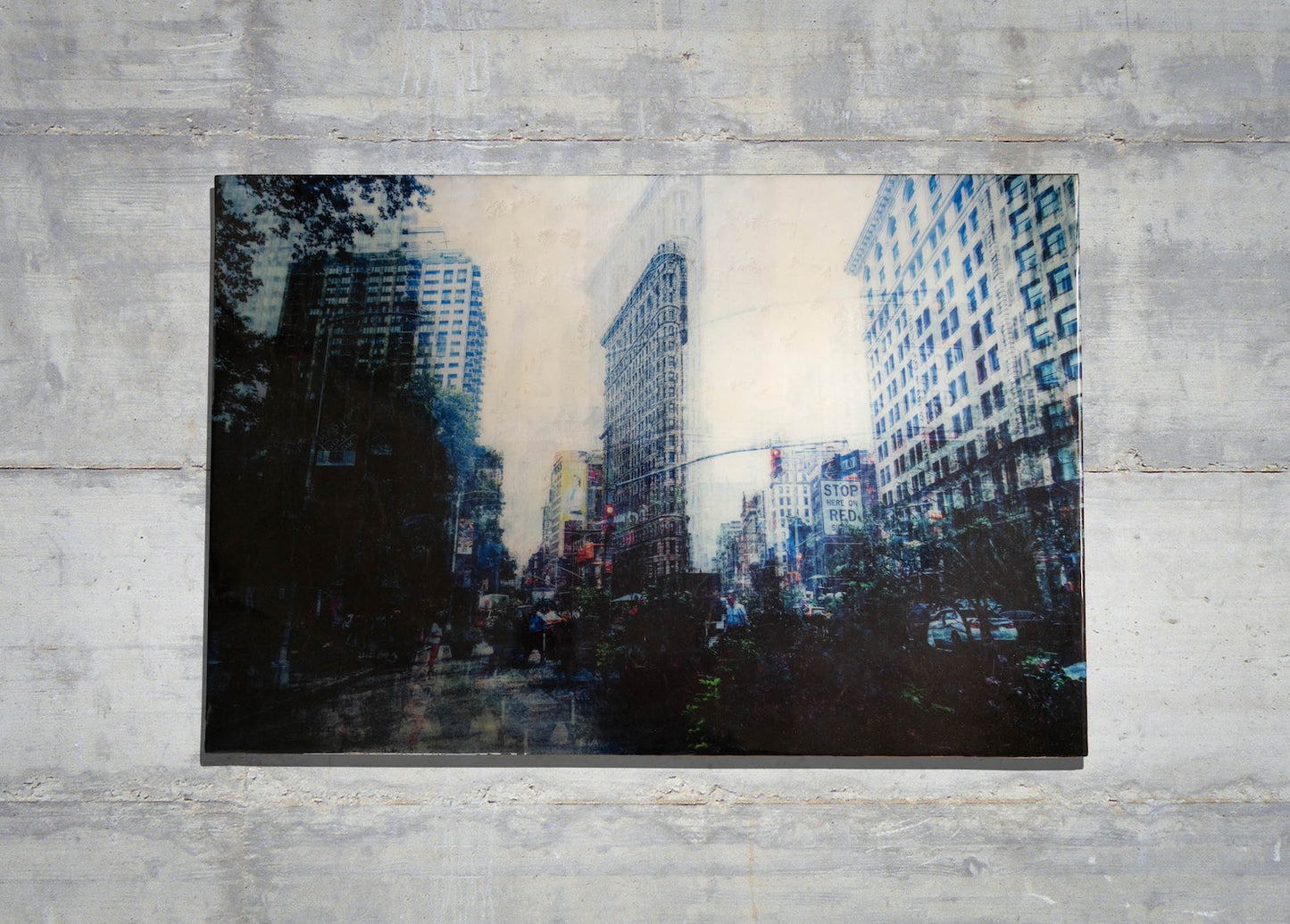 New York, Flatiron Building painting