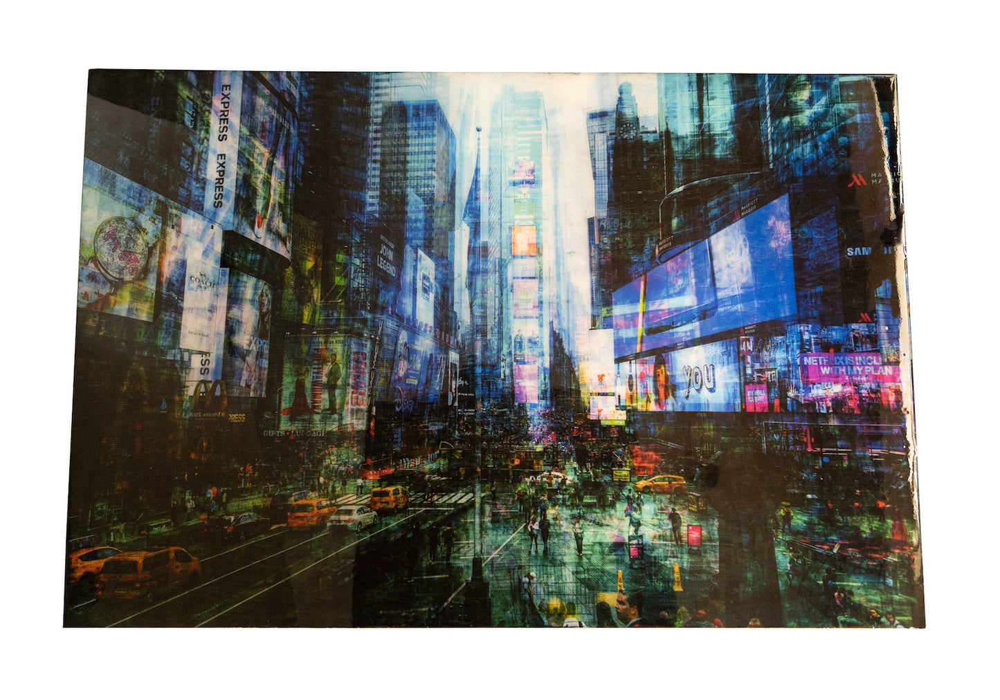 New York, Times square painting