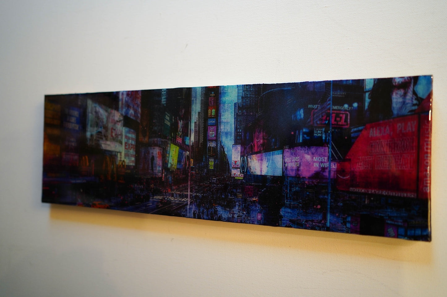 New York, Times square painting