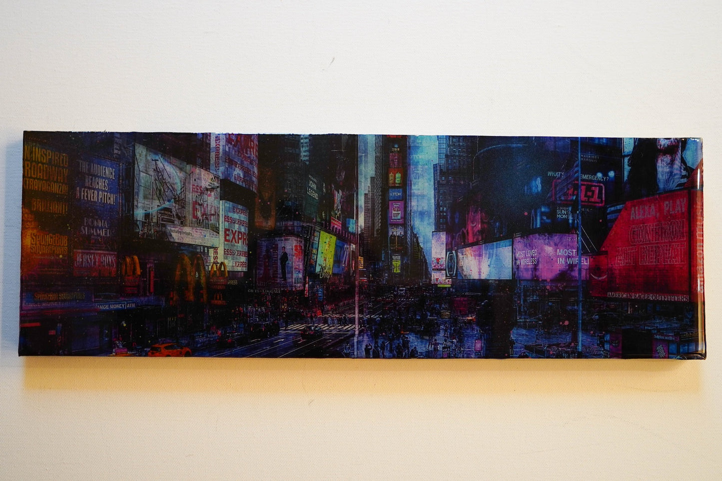 New York, Times square painting