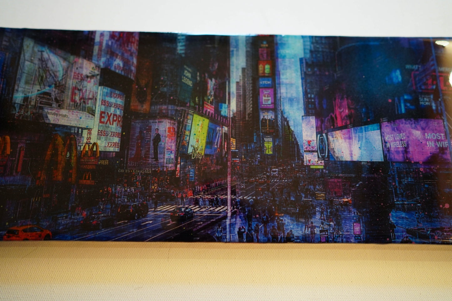 New York, Times square painting