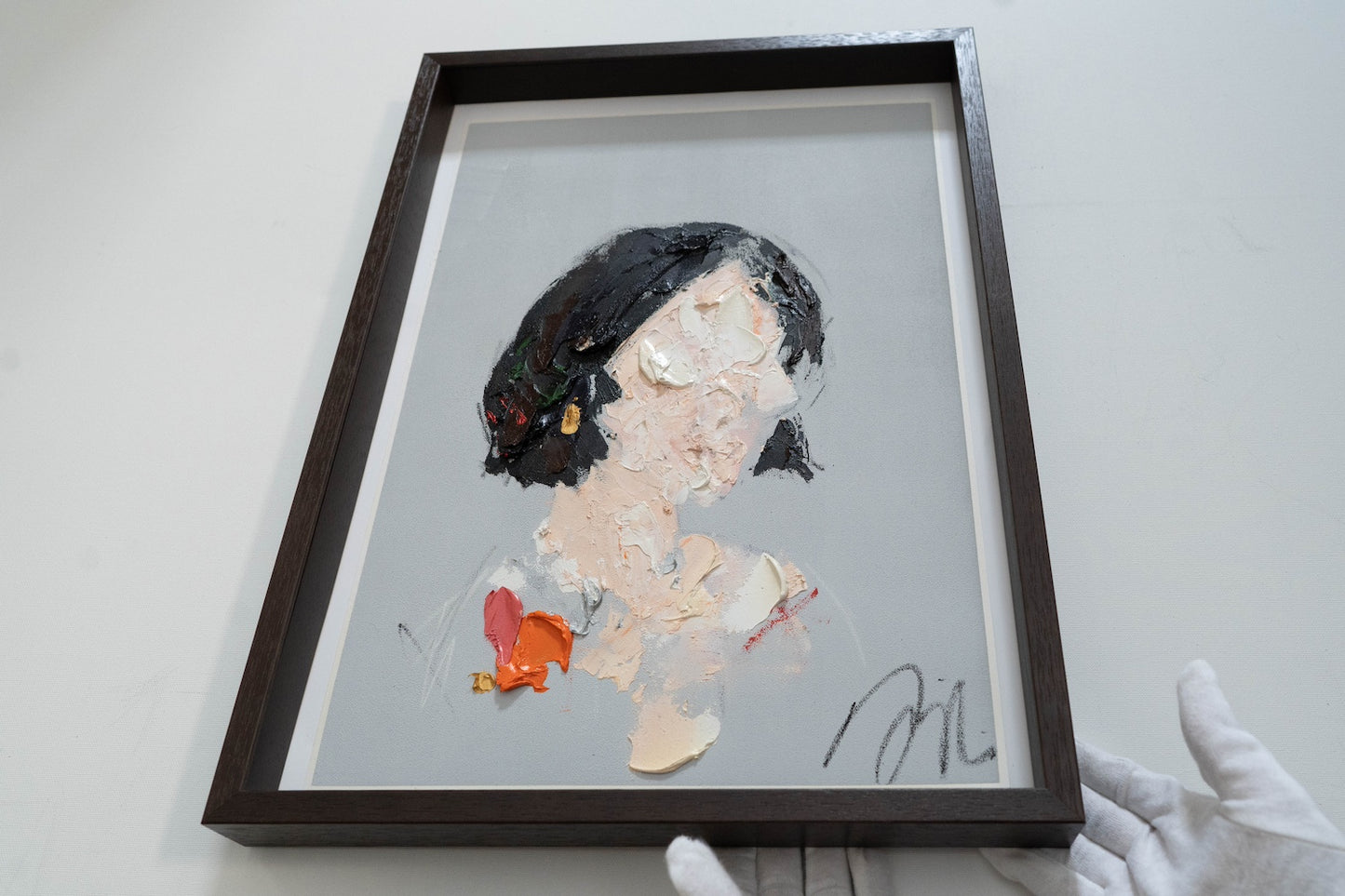 mirror series UNTITLED Portrait (Large size) painting