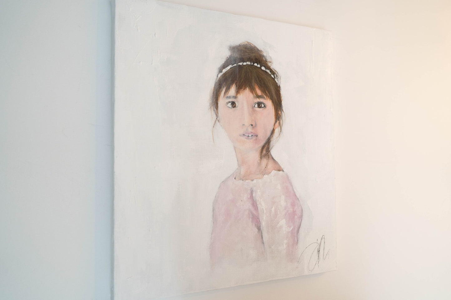 a girl contemporary painting