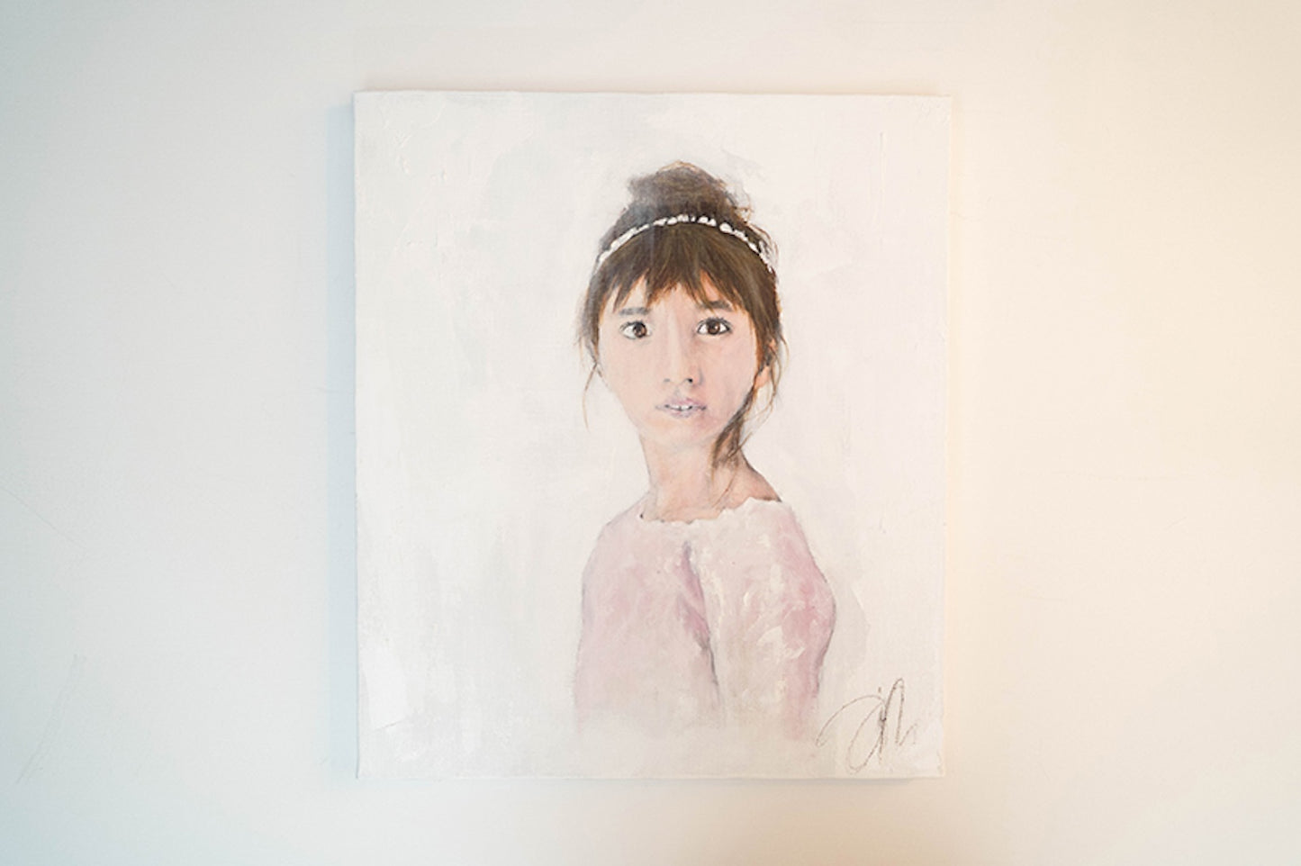 a girl contemporary painting