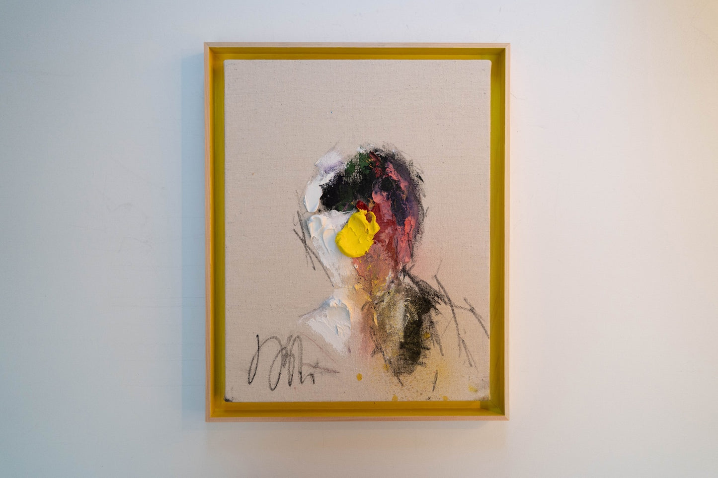 Yellow Portrait work contemporary painting