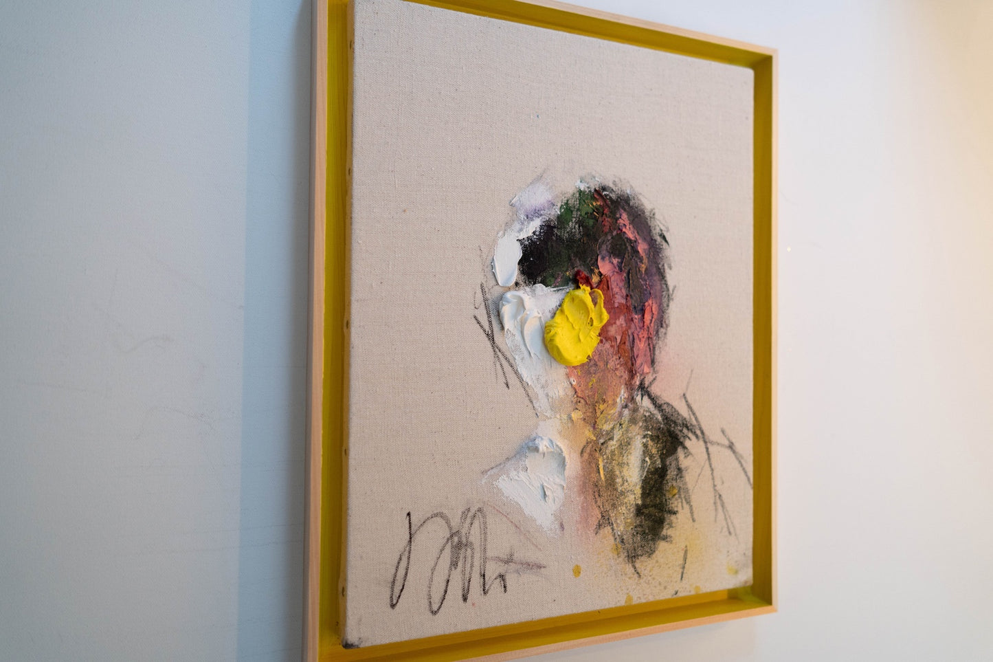 Yellow Portrait work contemporary painting