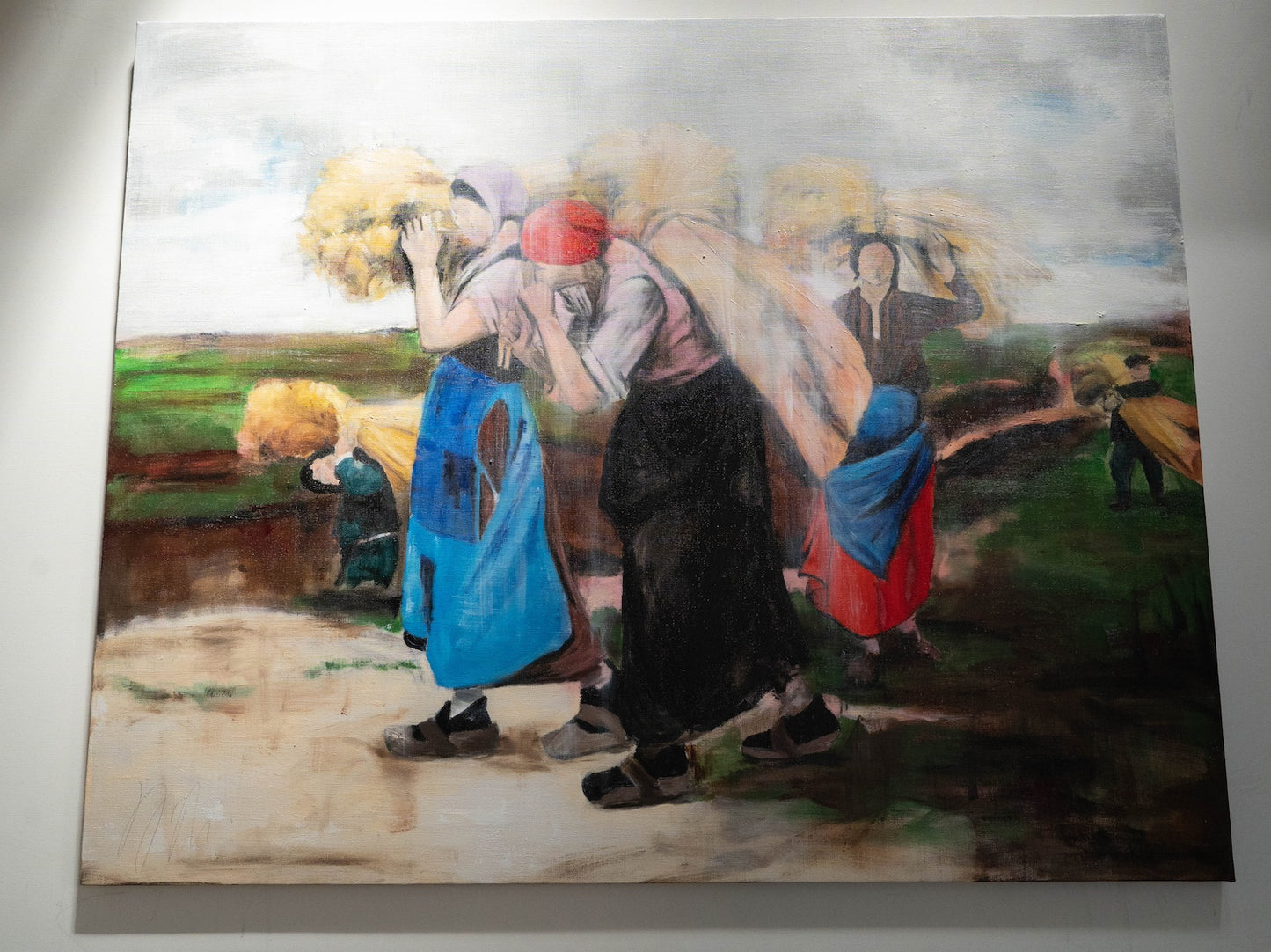 "The Gleaners" after Jean-François Millet painting