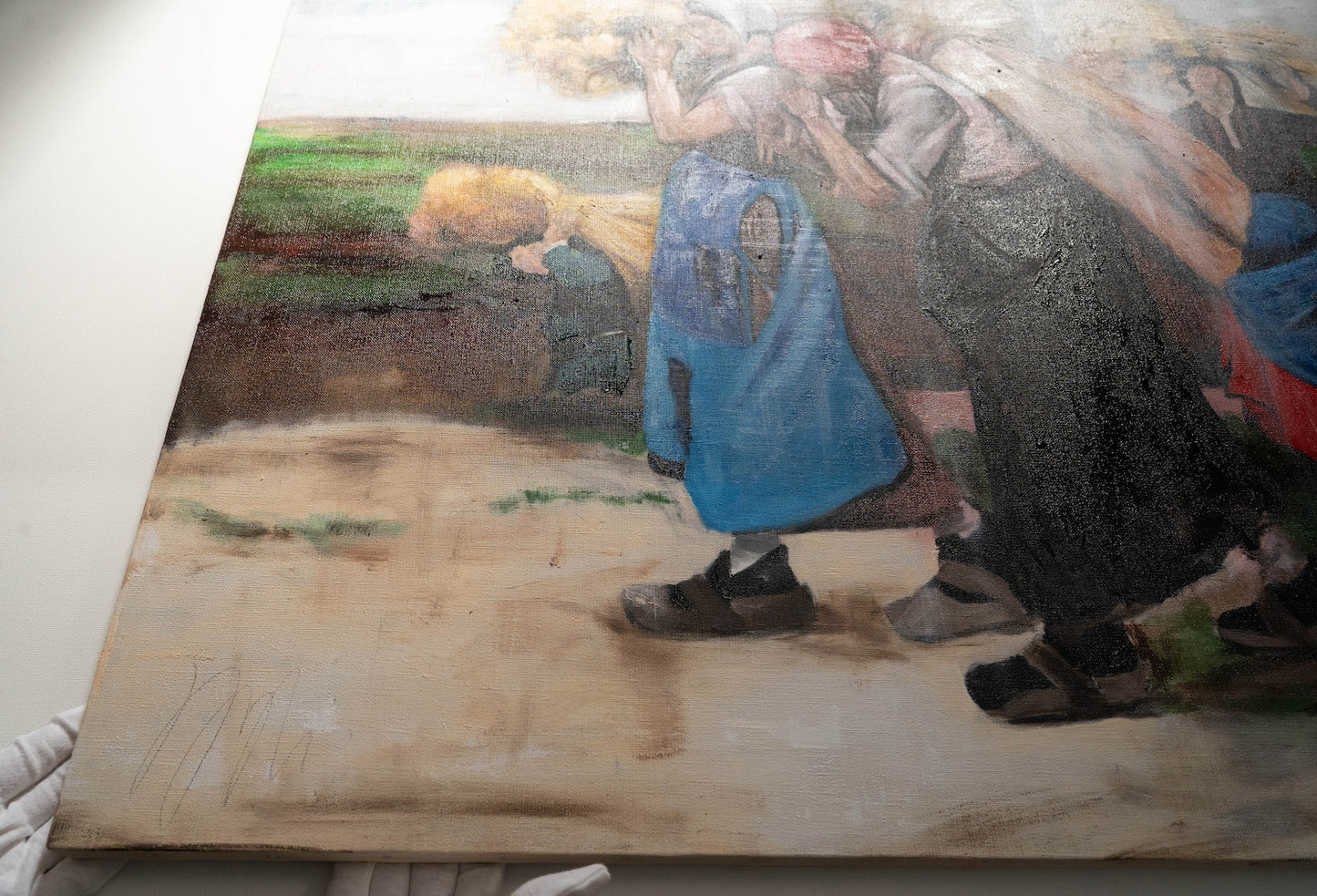 "The Gleaners" after Jean-François Millet painting