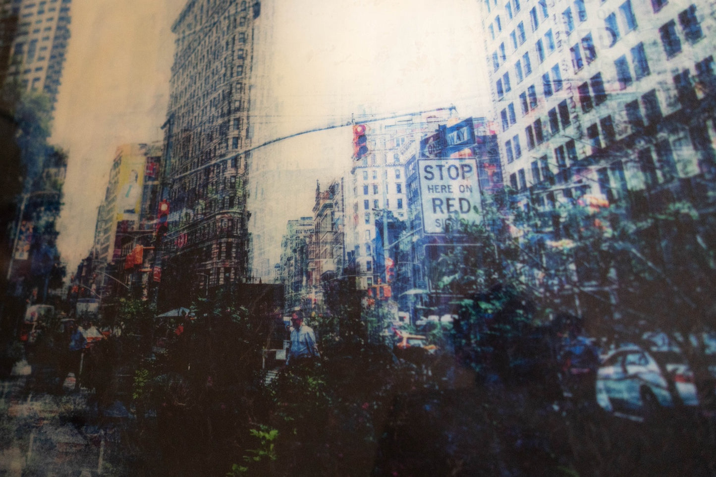 New York, Flatiron Building painting