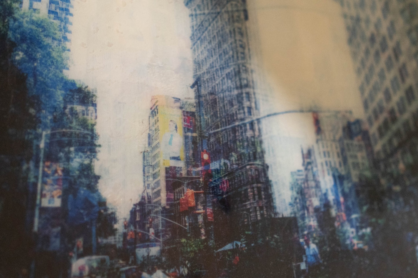 New York, Flatiron Building painting