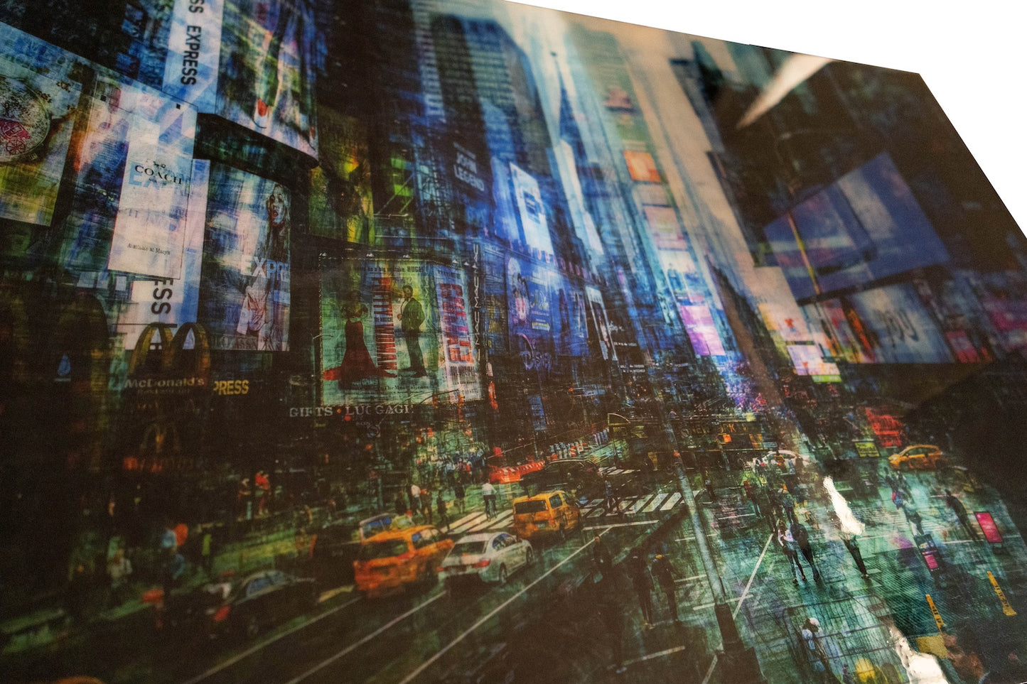 New York, Times square painting