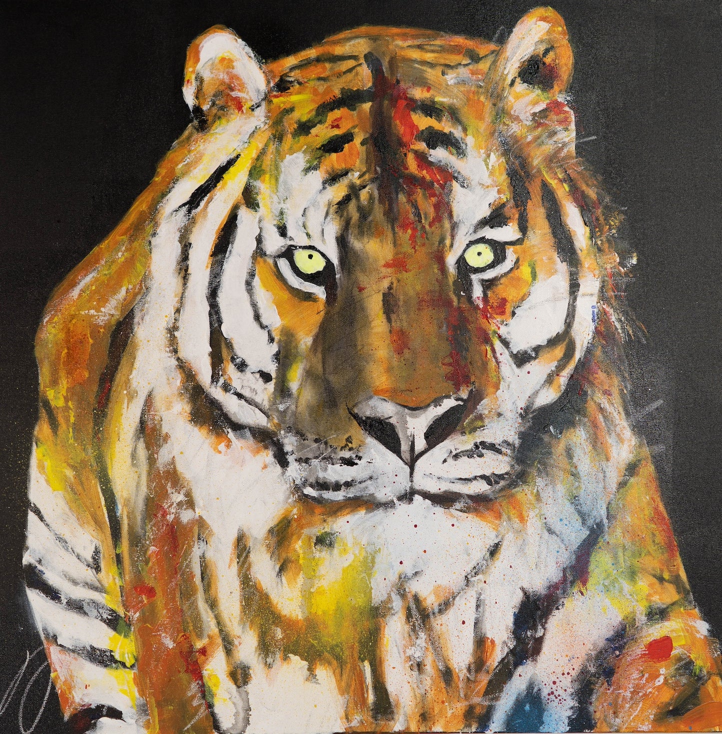 Tiger painting