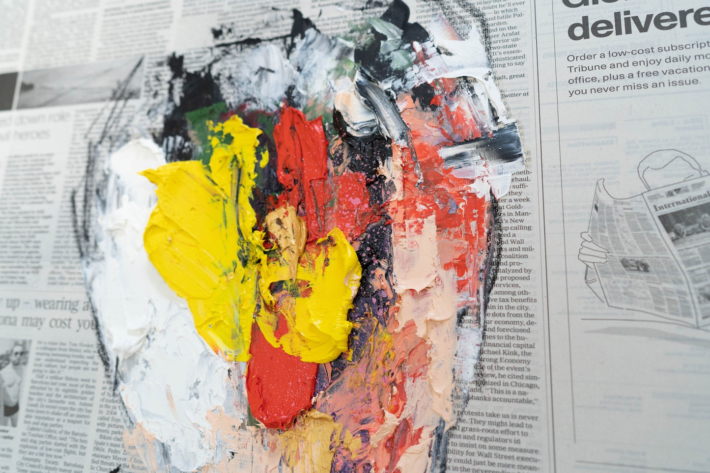 UNTITLED Portrait work painting