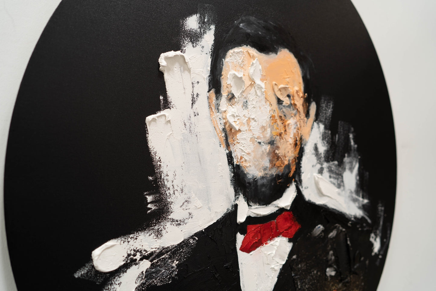 UNTITLED Portrait work (Abraham Lincoln) contemporary painting