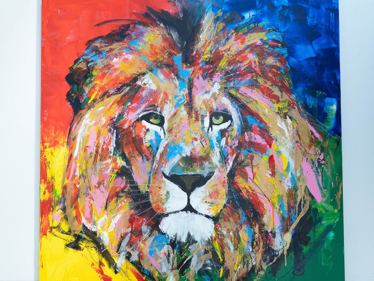 LION contemporary painting