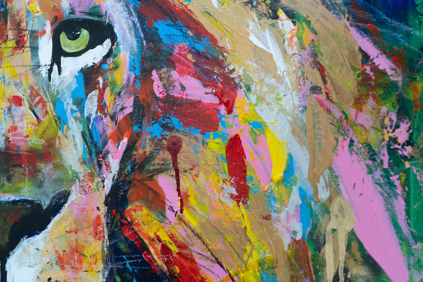 LION contemporary painting