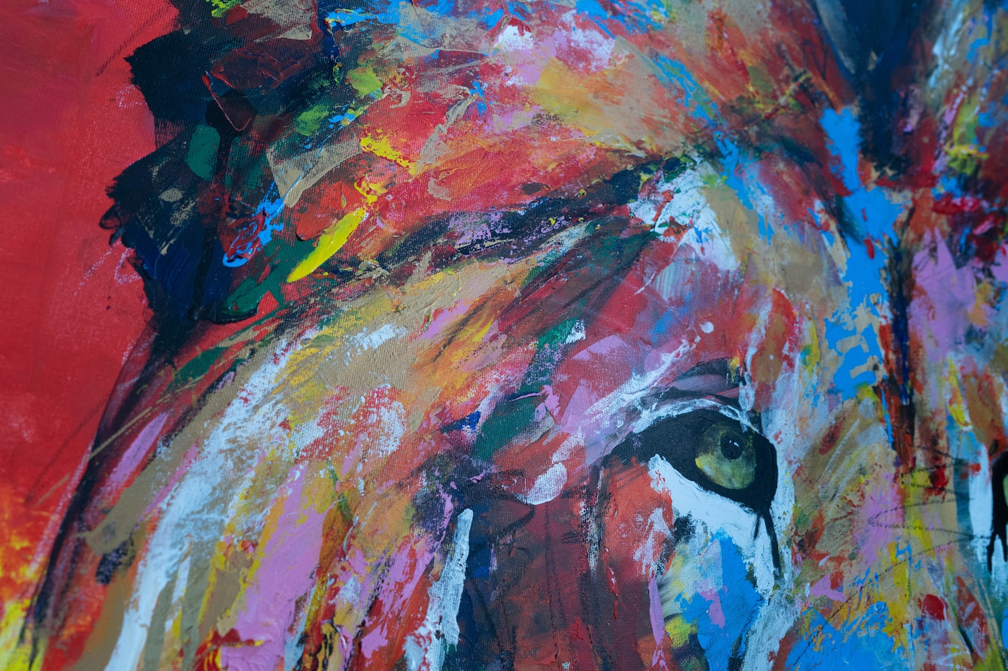 LION contemporary painting