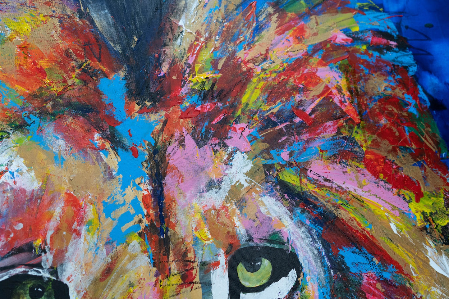 LION contemporary painting