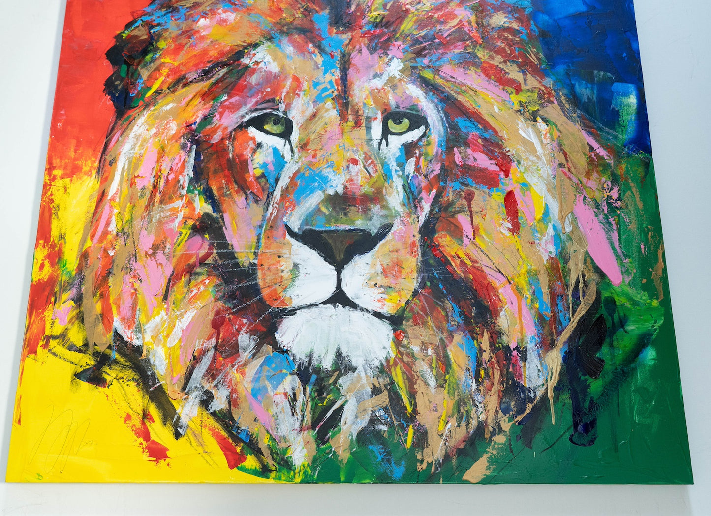 LION contemporary painting
