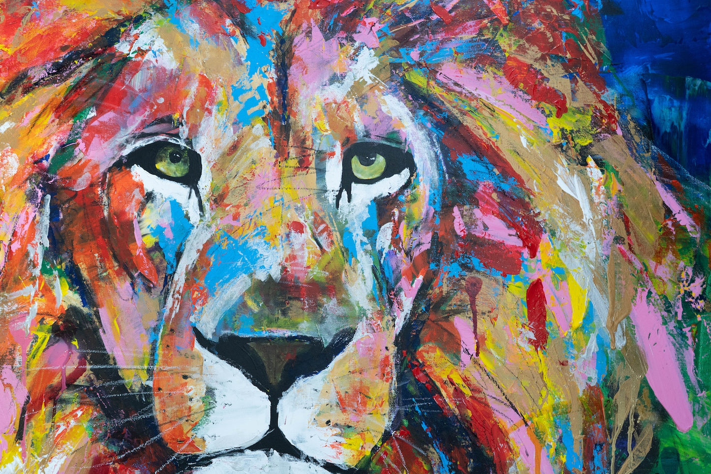 LION contemporary painting