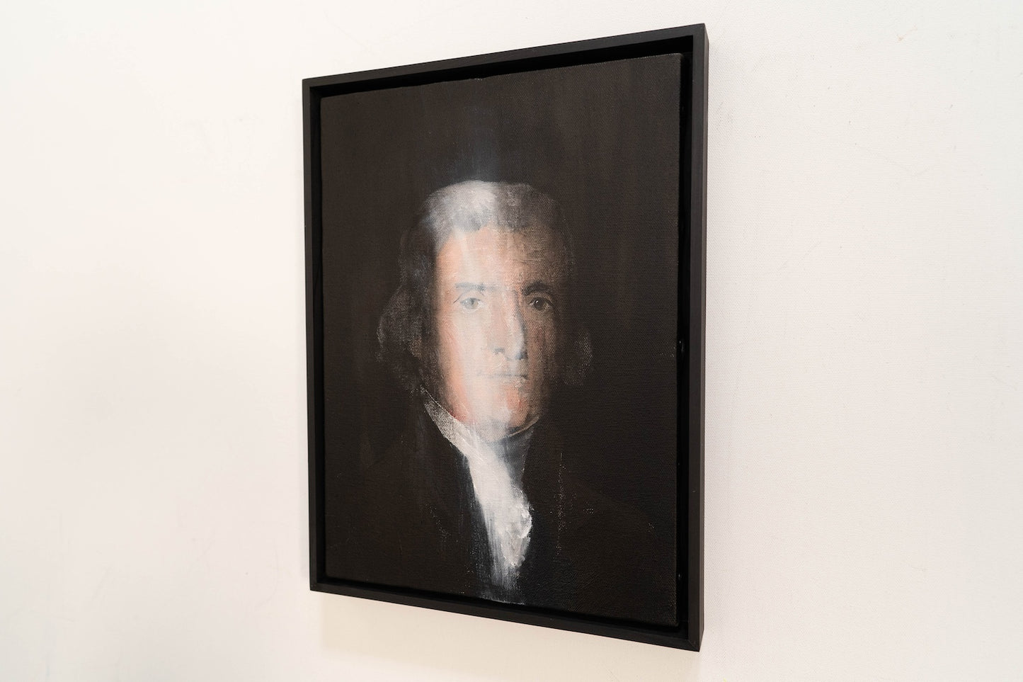 UNTITLED Portrait work (Thomas Jefferson) contemporary painting