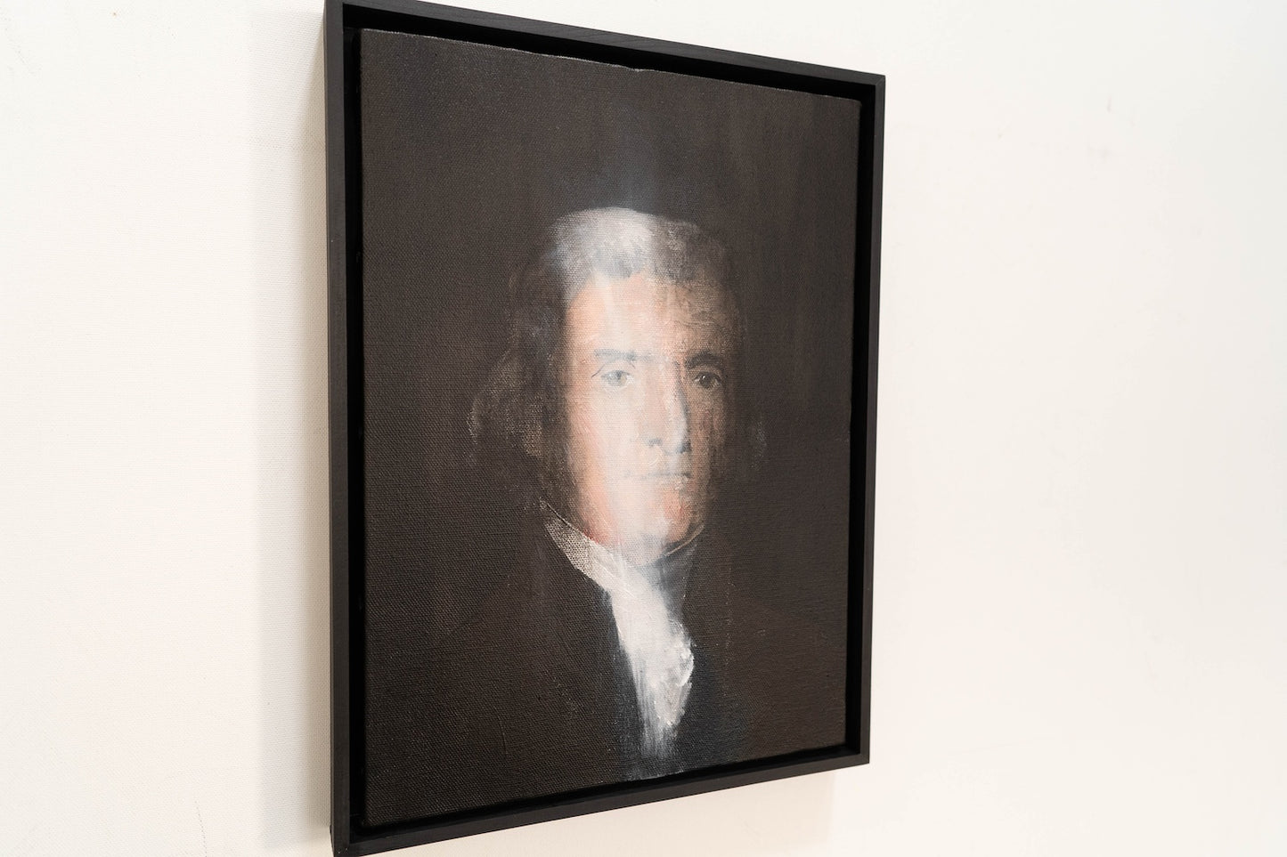 UNTITLED Portrait work (Thomas Jefferson) contemporary painting