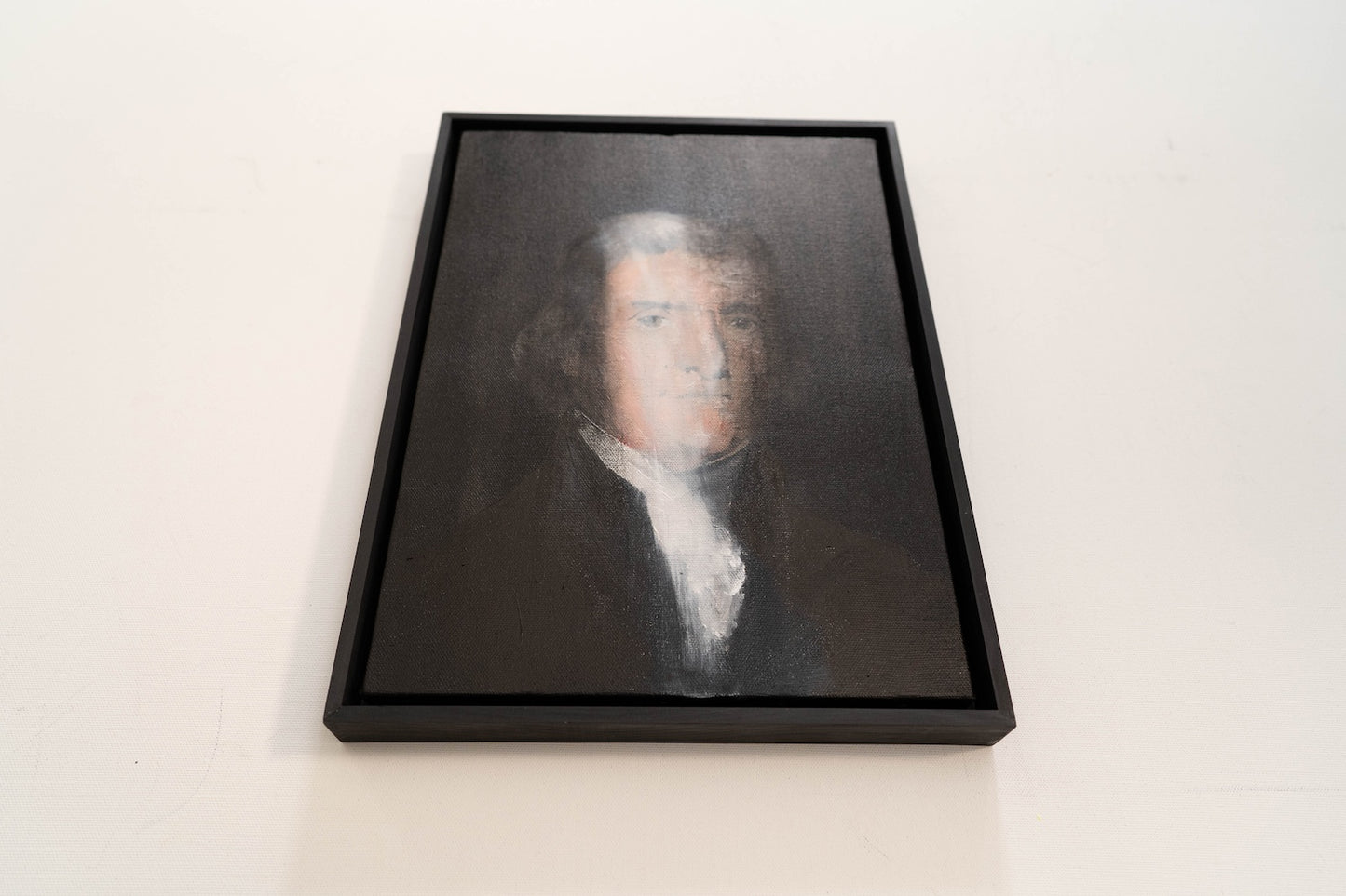 UNTITLED Portrait work (Thomas Jefferson) contemporary painting