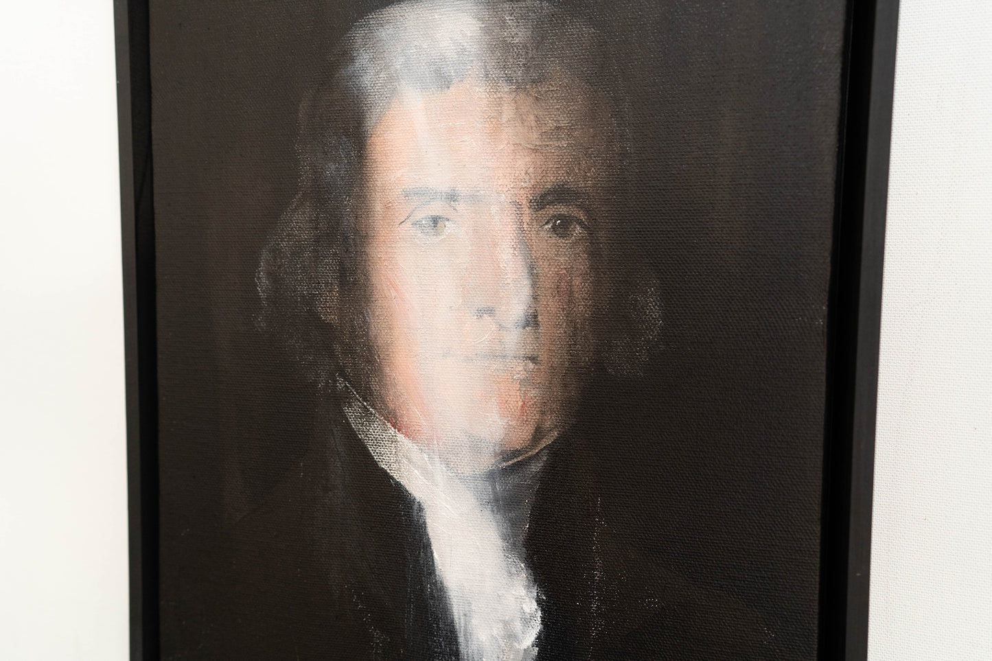 UNTITLED Portrait work (Thomas Jefferson) contemporary painting