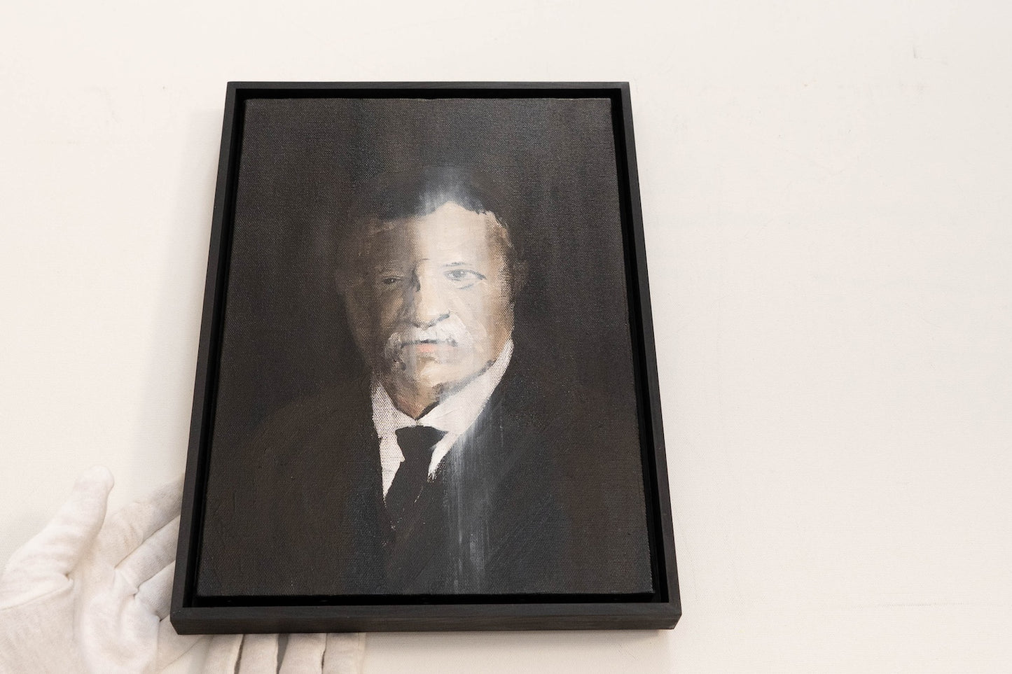 UNTITLED Portrait work (Theodore Roosevelt) contemporary painting