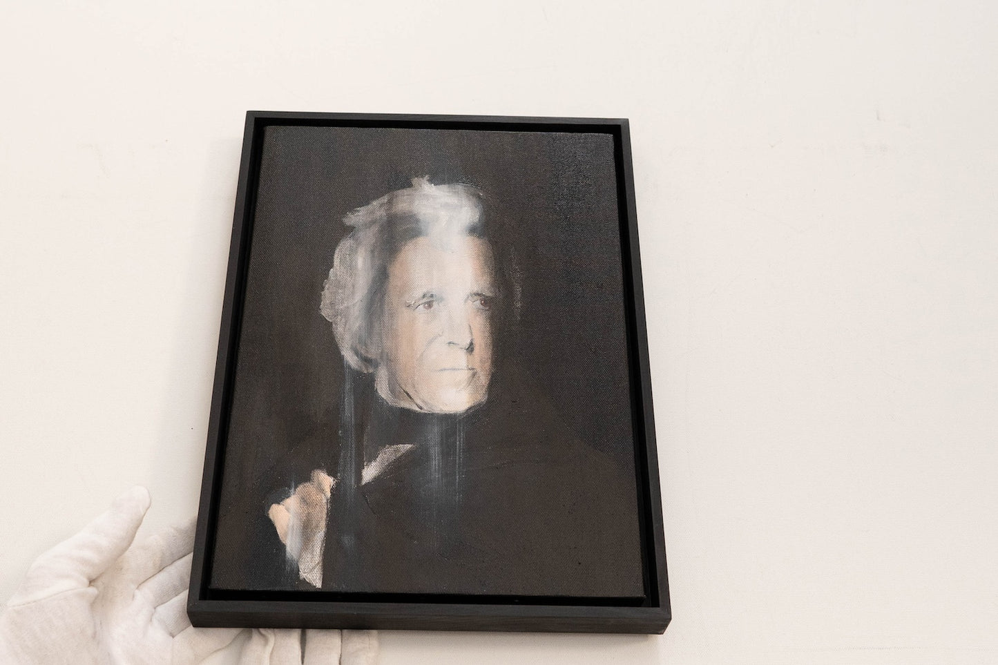 Portrait work UNTITLED (Andrew Jackson) contemporary painting