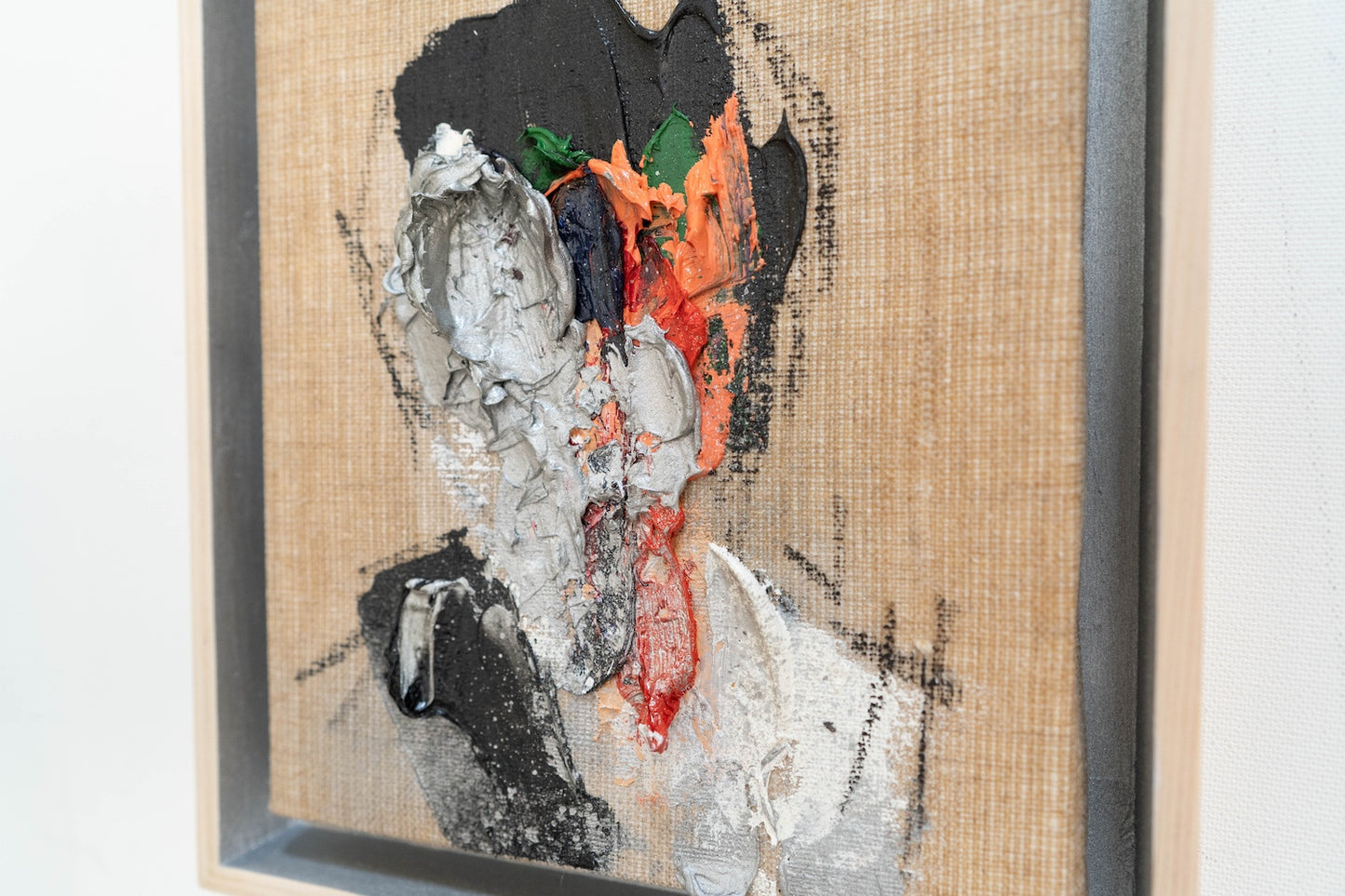 Silver Portrait work contemporary painting