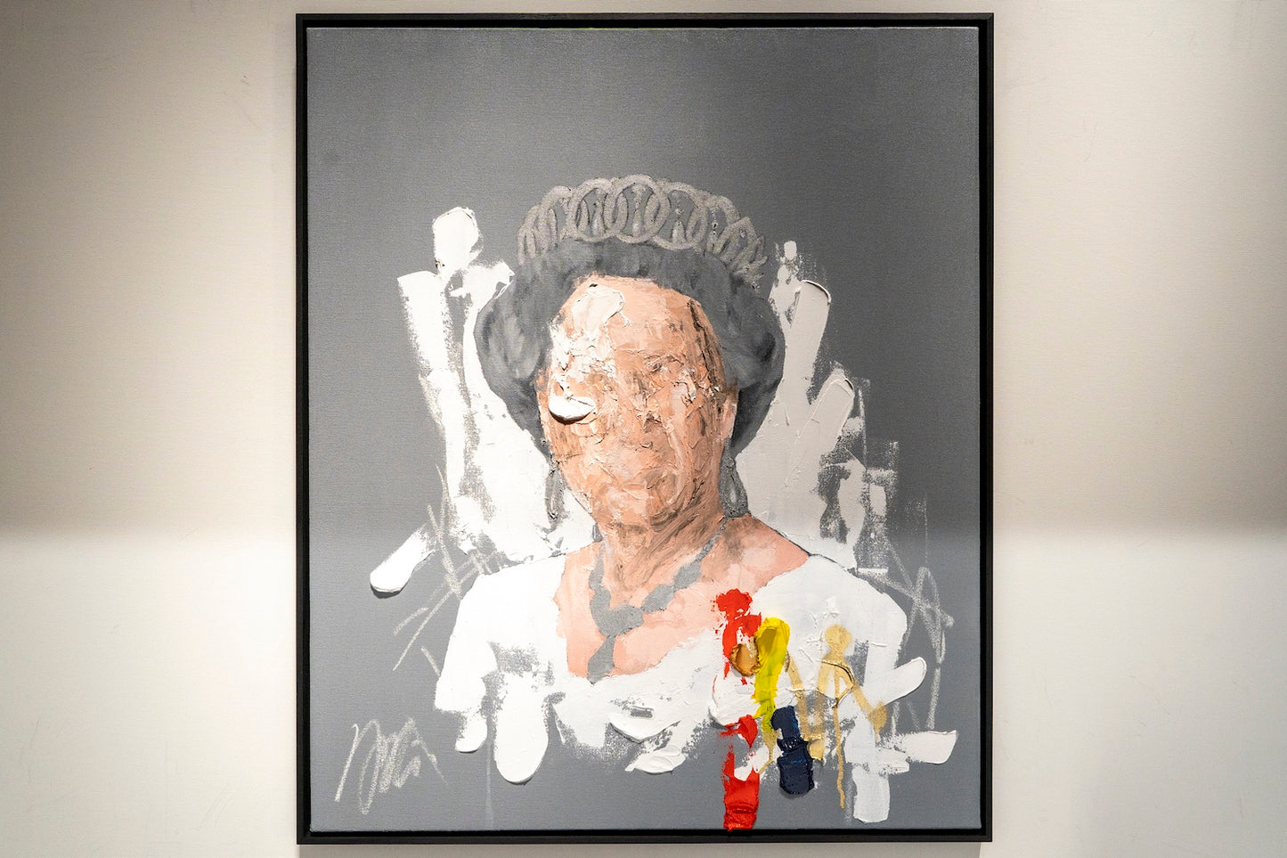 UNTITLED Portrait work (Elizabeth II) contemporary painting