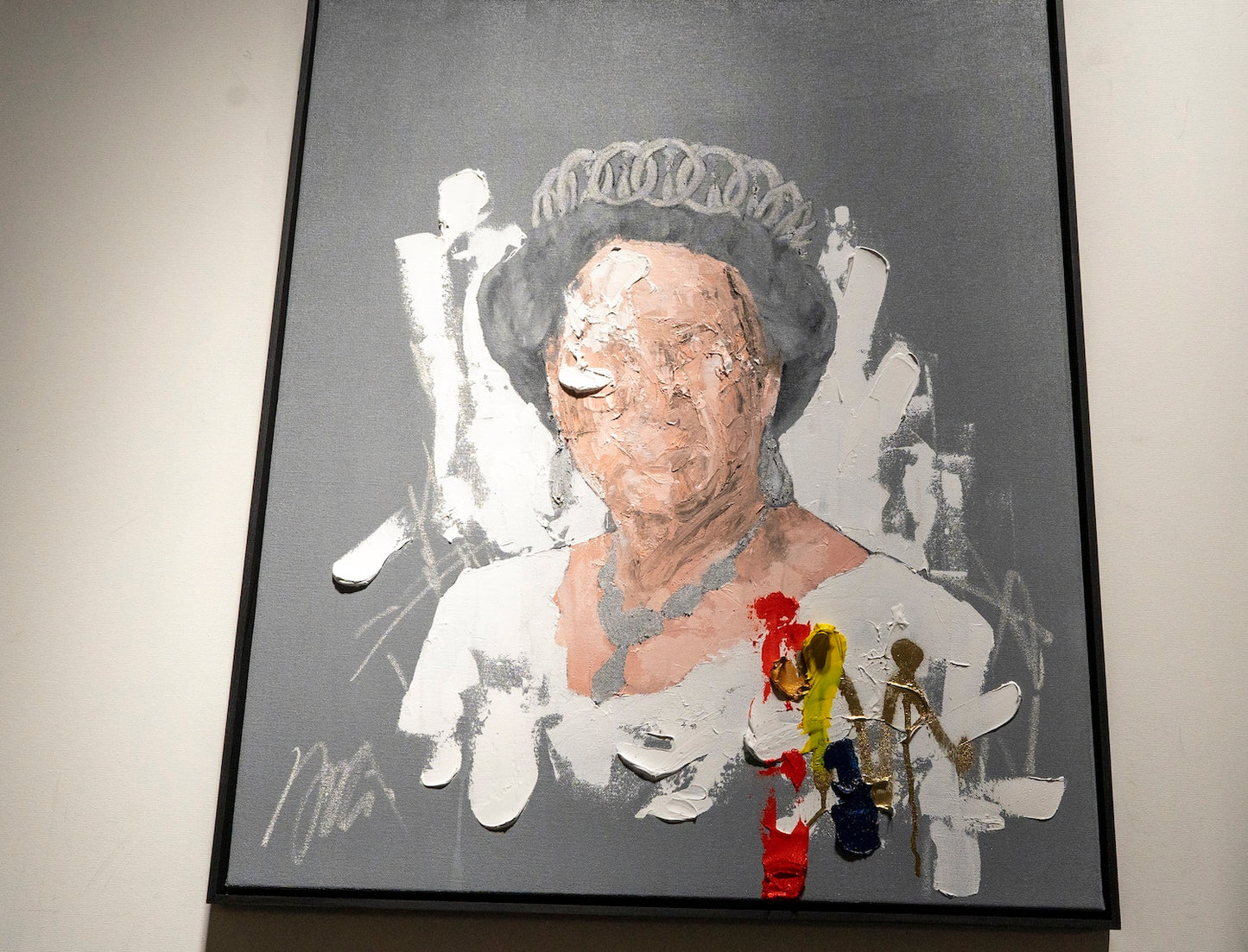 UNTITLED Portrait work (Elizabeth II) contemporary painting