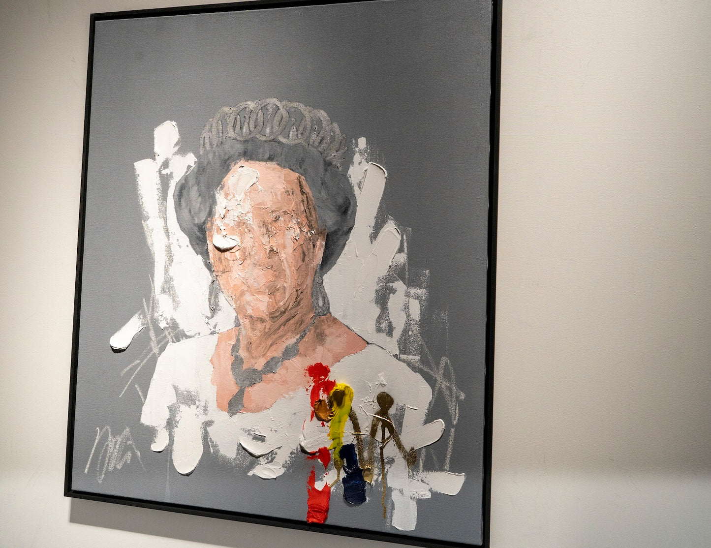 UNTITLED Portrait work (Elizabeth II) contemporary painting