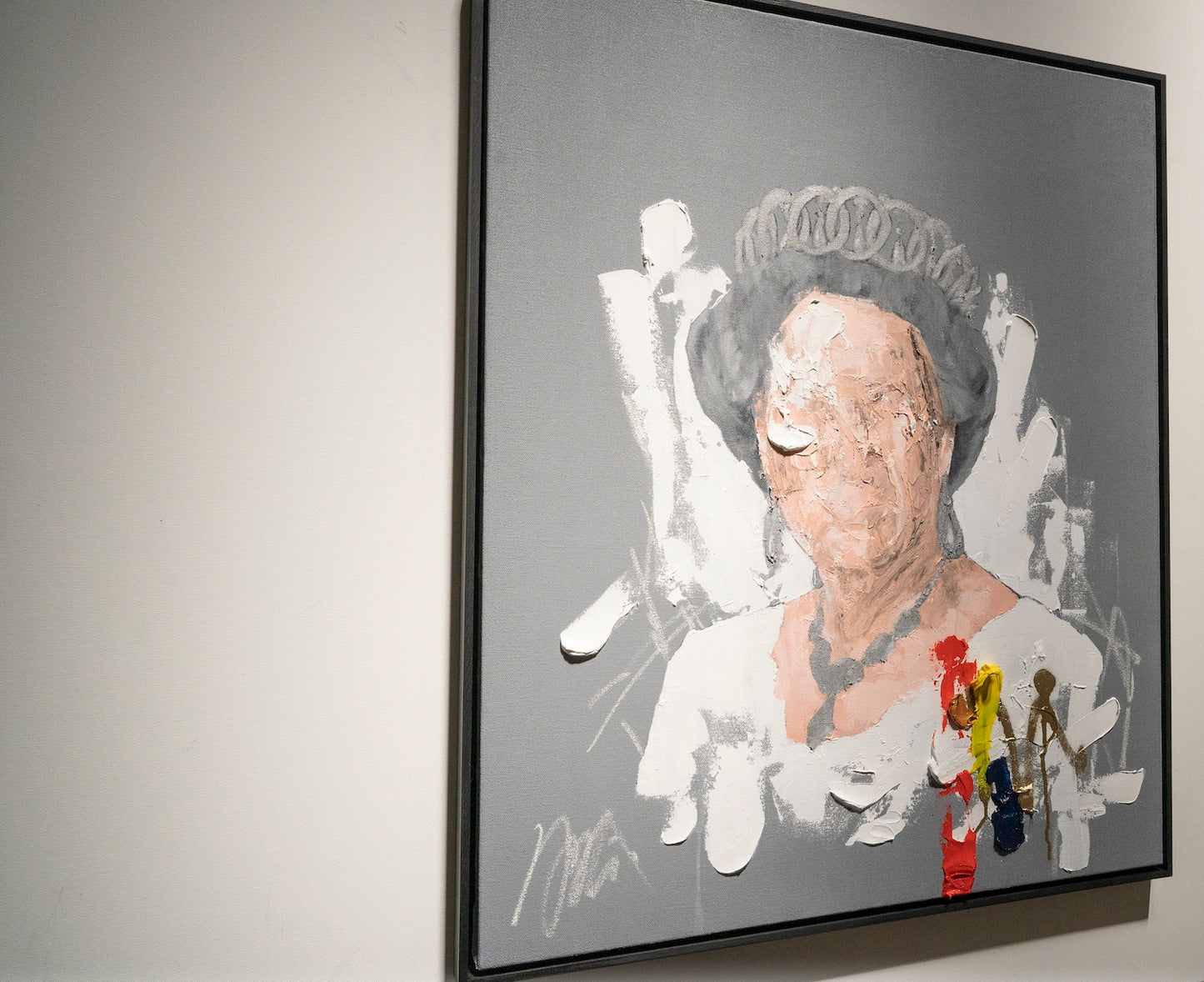 UNTITLED Portrait work (Elizabeth II) contemporary painting