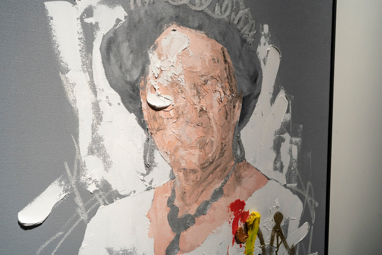UNTITLED Portrait work (Elizabeth II) contemporary painting