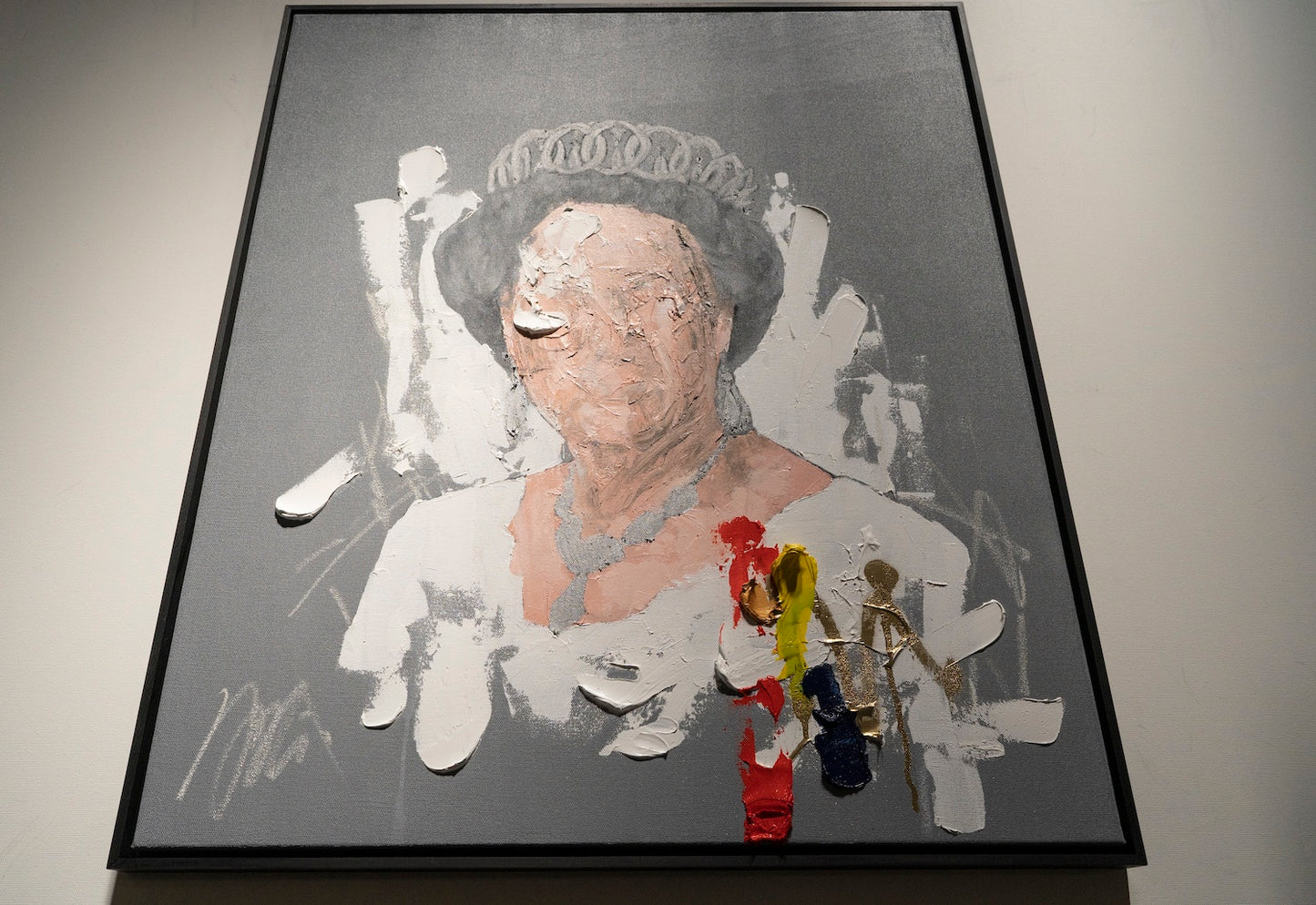 UNTITLED Portrait work (Elizabeth II) contemporary painting