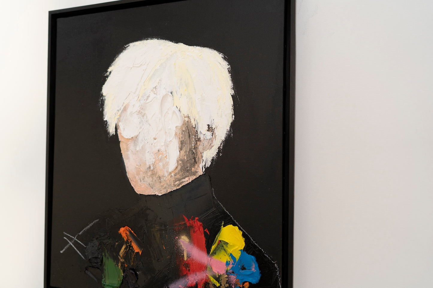 UNTITLED Portrait work (Andy Warhol) contemporary painting