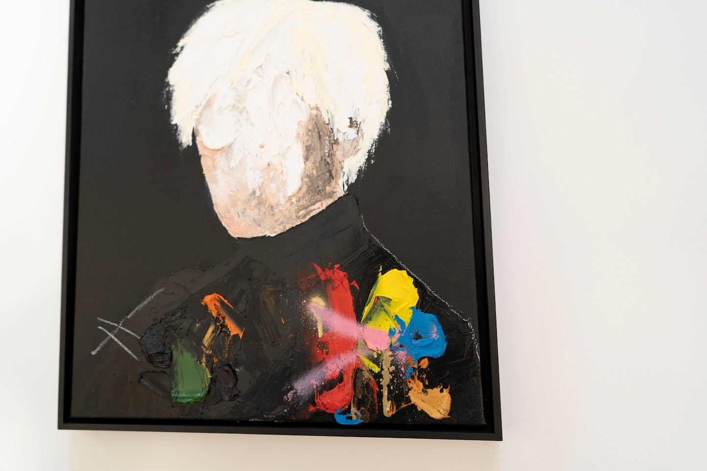 UNTITLED Portrait work (Andy Warhol) contemporary painting