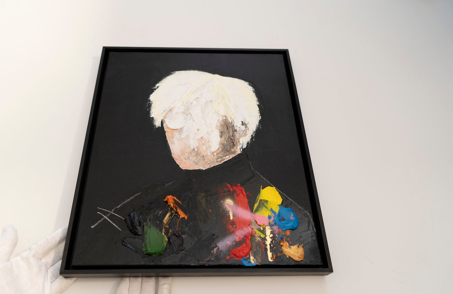 UNTITLED Portrait work (Andy Warhol) contemporary painting