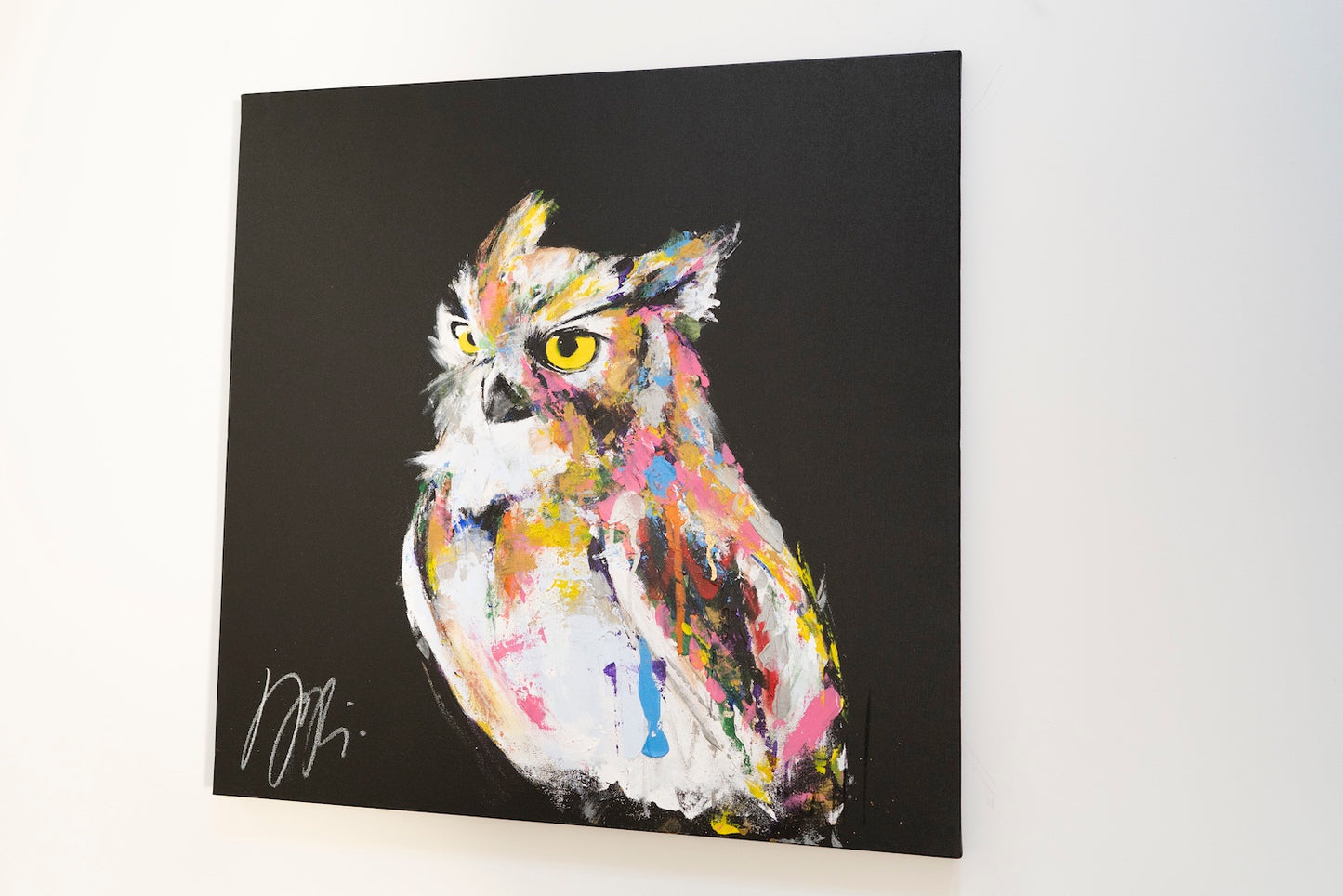 owl contemporary painting